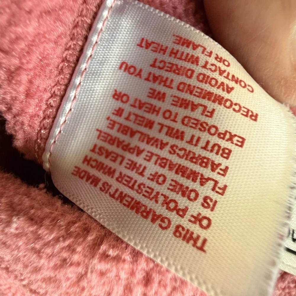 Patagonia Synchilla Fleece Vest Pink Full Zip Kids 12-18M Outdoor Outerwear